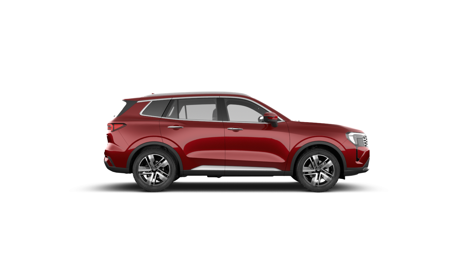 Thân xe Ford Territory 2025 với đường nét thể thao, khỏe khoắn